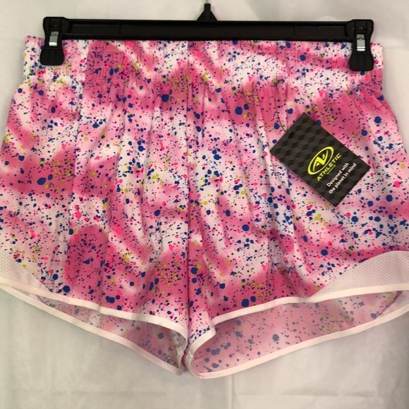 Athletic Works Girls Printed and Solid Active Running Shorts, Sizes XXL 18 Plus - Picture 3 of 8